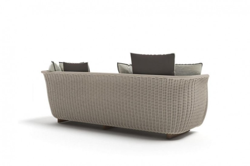 sofa set - exterior rattan set Bellagio sofa & armchair set with pillows -  Blender Market