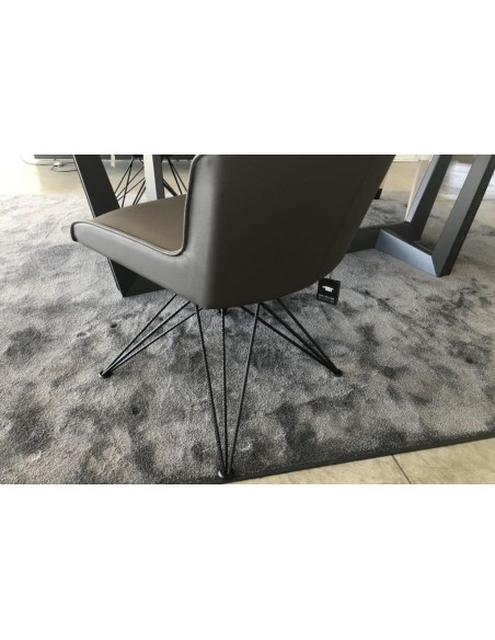 Sedia Flaminia colore grigio scuro (Offerta Expo)