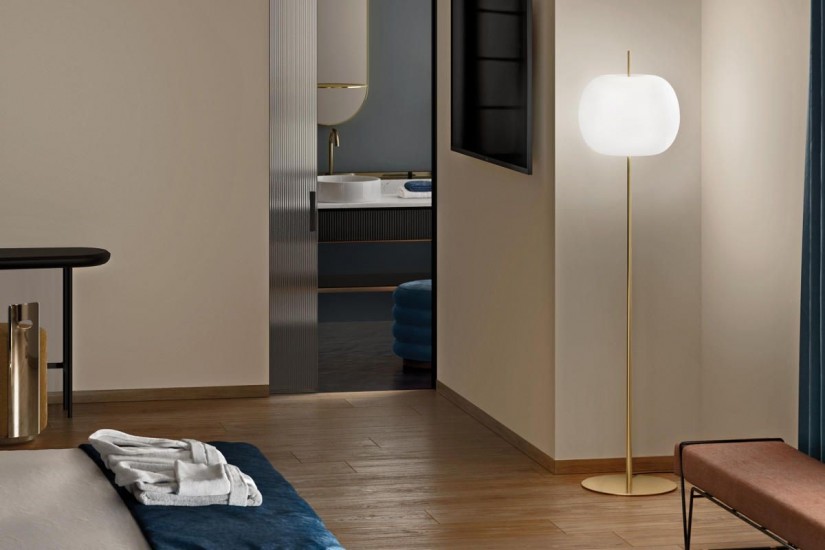 Lampe sur pied Kushi