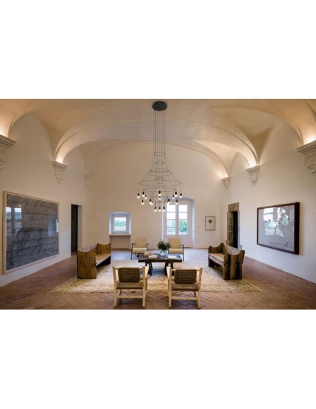 Wireflow Chandelier Suspension Lamp