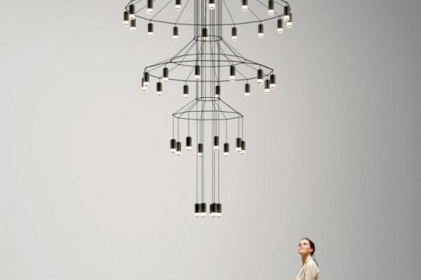 Suspension Wireflow Chandelier