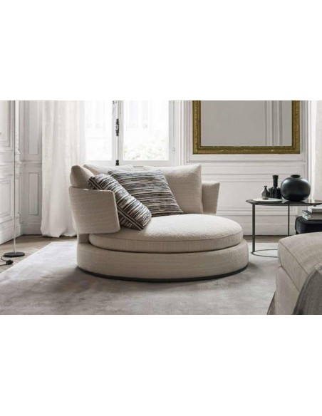 Amoenus Soft Swivel Round Sofa