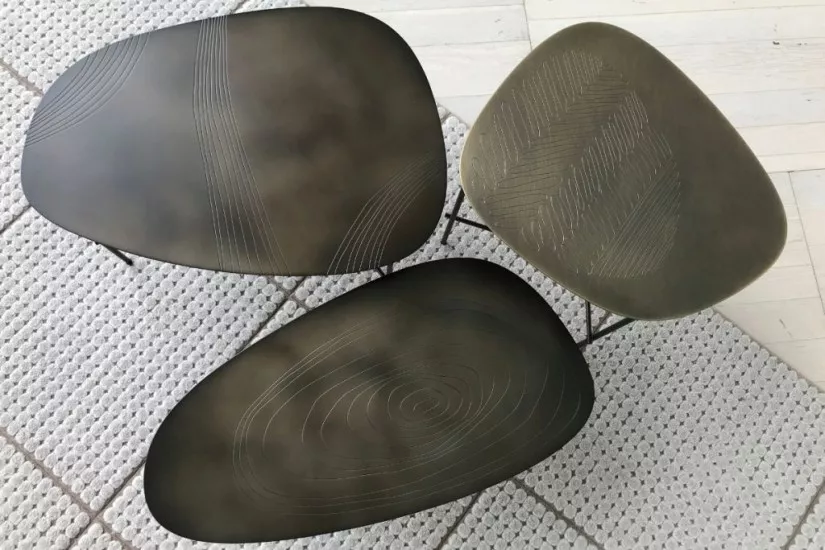 Tavolino Syro - Composizione 3 tavolini (Offerta Expo)