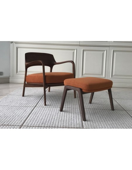 Fauteuil Louis et Pouf Loretta (Offre Expo)