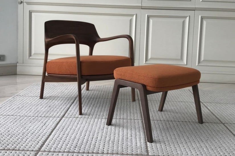 Poltrona Louis e Pouf Loretta (Offerta Expo)