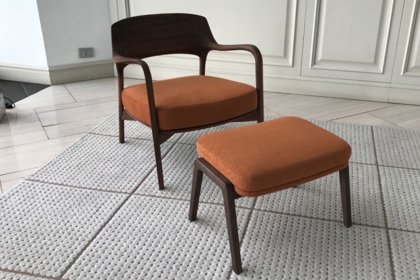 Poltrona Louis e Pouf Loretta (Offerta Expo)