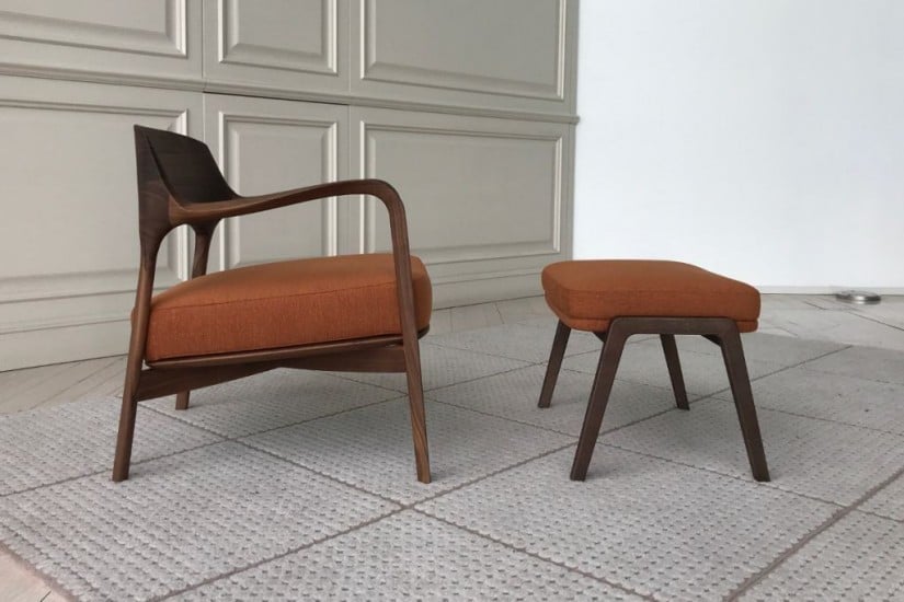 Poltrona Louis e Pouf Loretta (Offerta Expo)