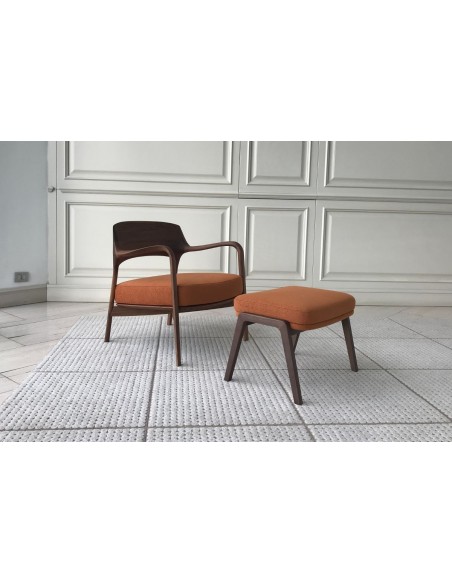 Fauteuil Louis et Pouf Loretta (Offre Expo)