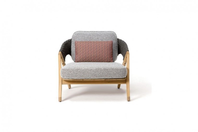 Knit Outdoor Lounge Armchair