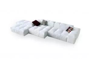 Pixel Sofa White Fabric (Expo Offer)