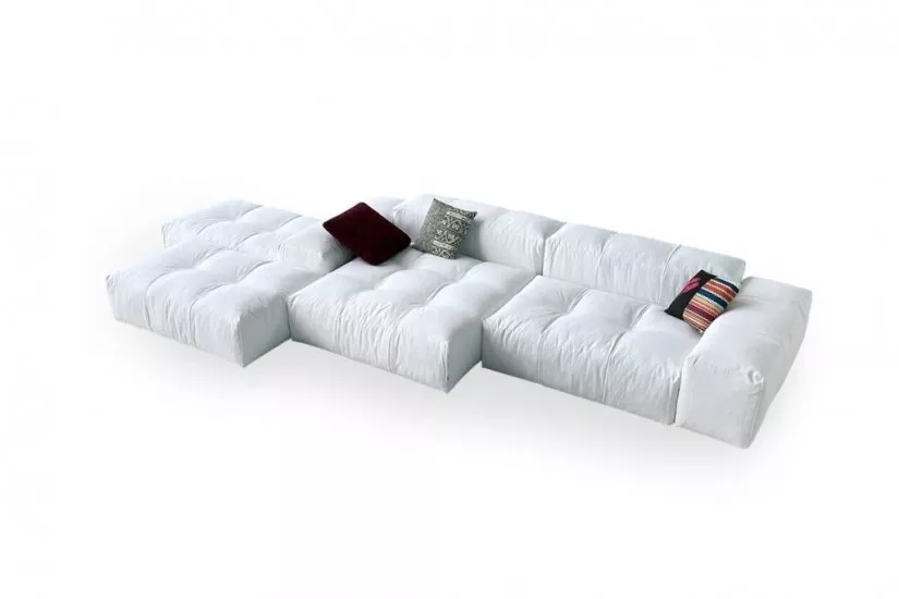 Pixel Sofa White Fabric (Expo Offer)