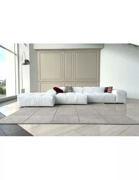 Pixel Sofa White Fabric (Expo Offer)
