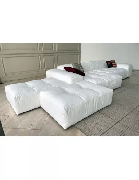 Pixel Sofa White Fabric (Expo Offer)