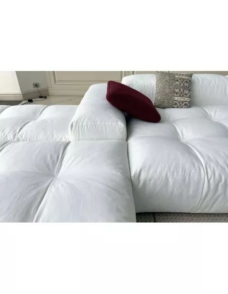 Pixel Sofa White Fabric (Expo Offer)