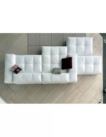Pixel Sofa White Fabric (Expo Offer)