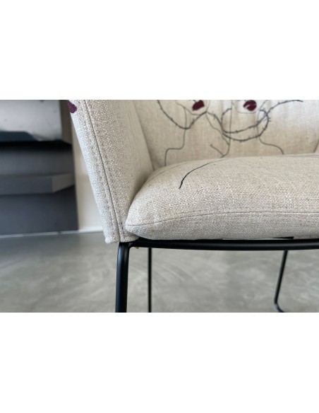 Chaise New York par Marras avec accoudoirs (Offre Expo)