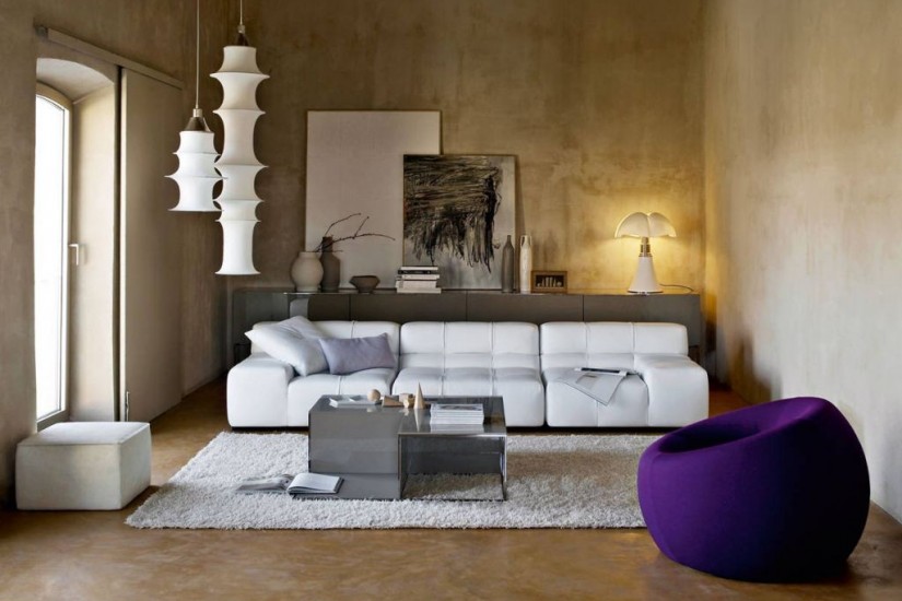 Tufty-Time Leather Sofa