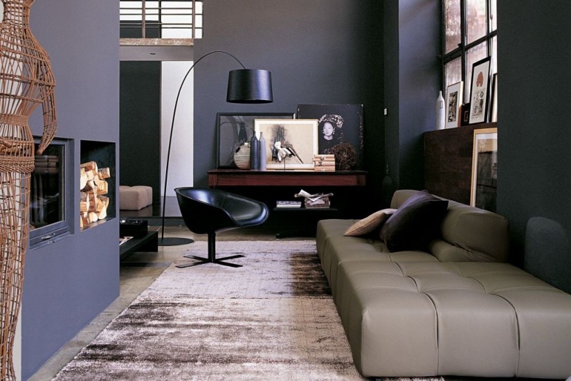 Tufty-Time Leather Sofa