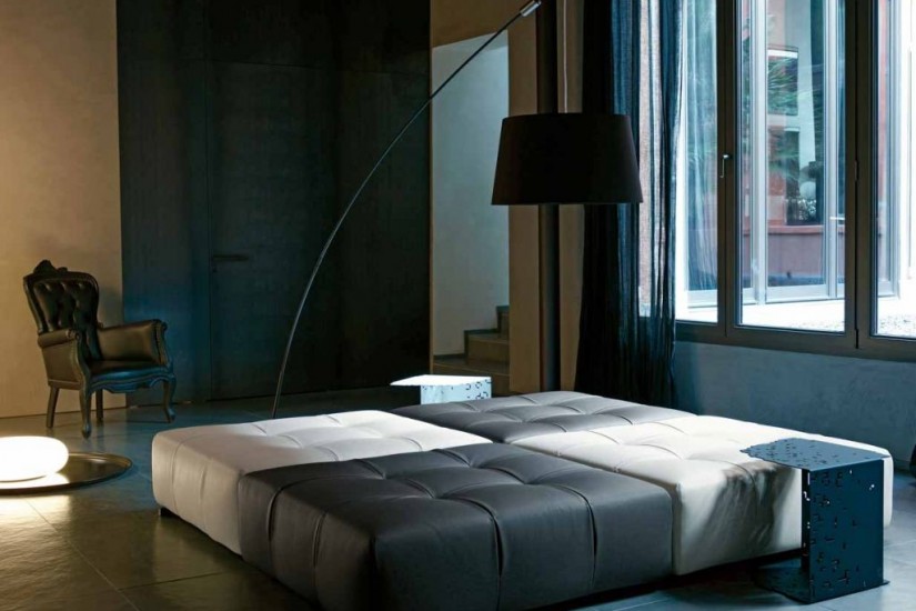 Tufty-Time Leather Sofa