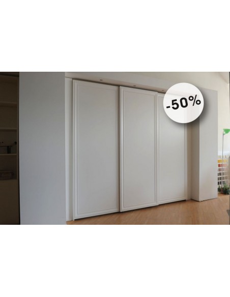 Three Doors Wardrobe with Frame (Expo Offer)