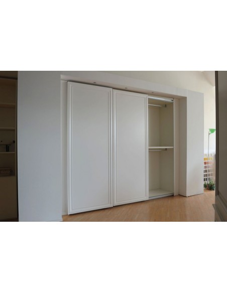 Three Doors Wardrobe with Frame (Expo Offer)