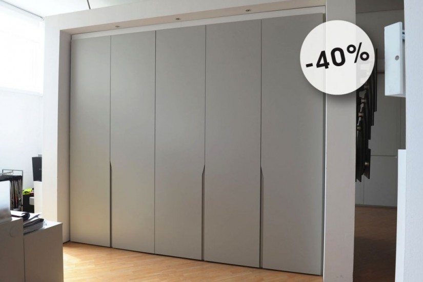 Slim Line Five Doors Wardrobe (Expo Offer)