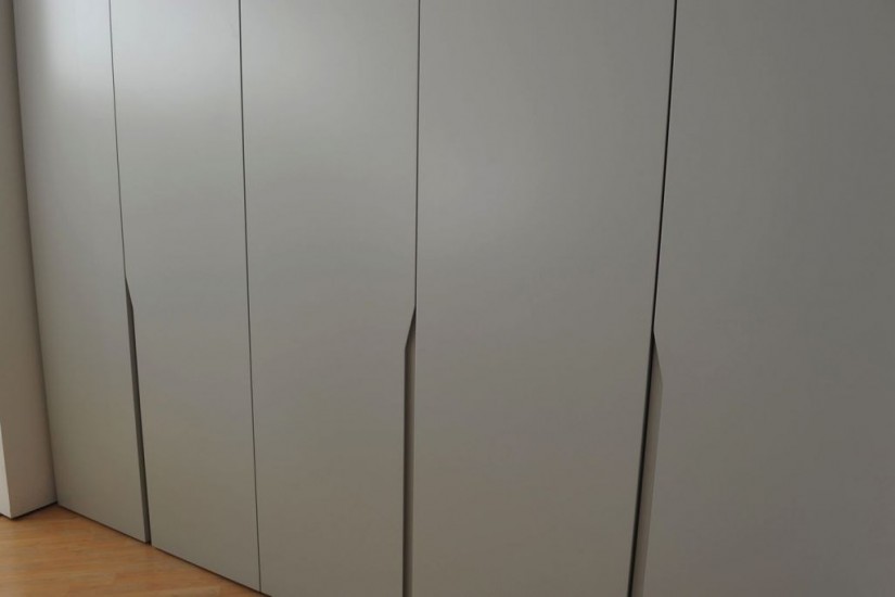 Slim Line Five Doors Wardrobe (Expo Offer)