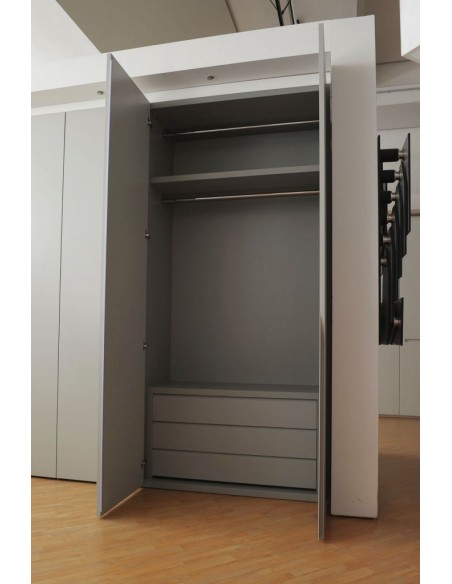 Slim Line Five Doors Wardrobe (Expo Offer)