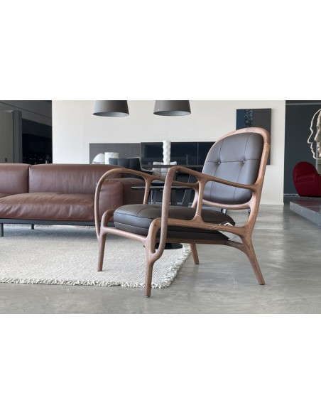 Fauteuil Twenty Two en cuir (Offre Expo)