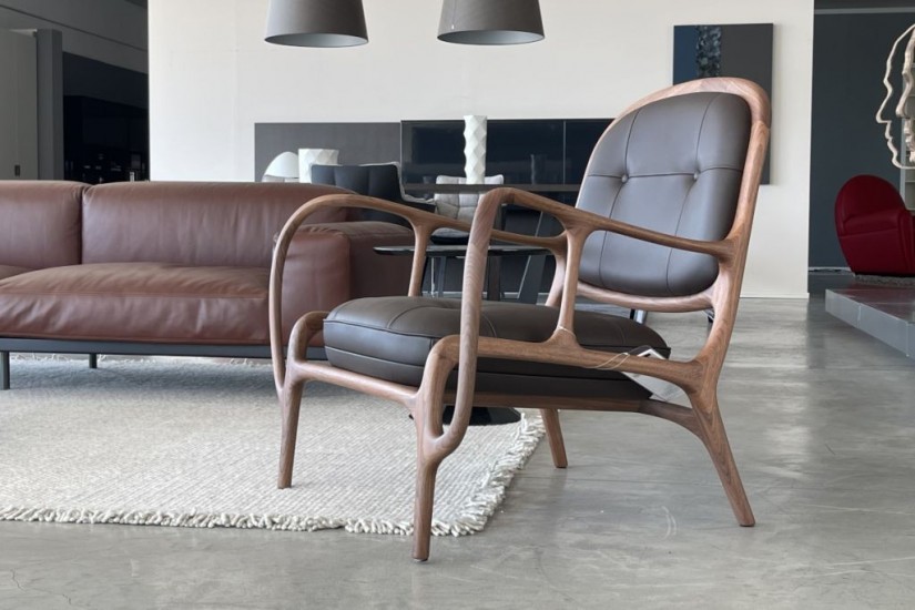 Poltrona Twenty Two in pelle (Offerta Expo)