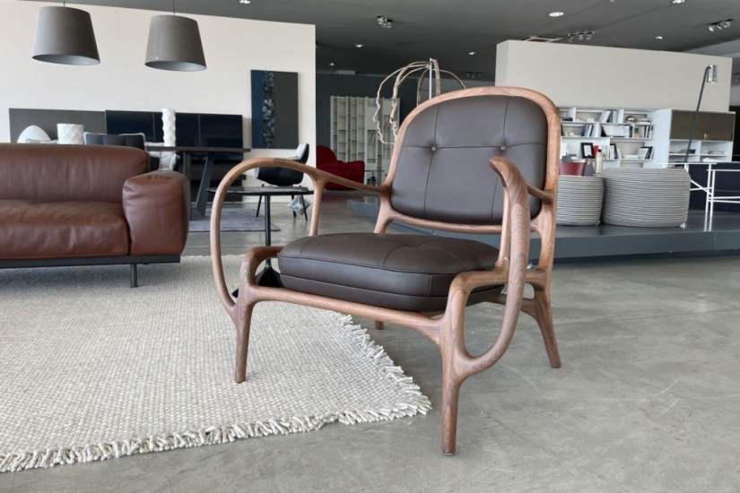 Fauteuil Twenty Two en cuir (Offre Expo)