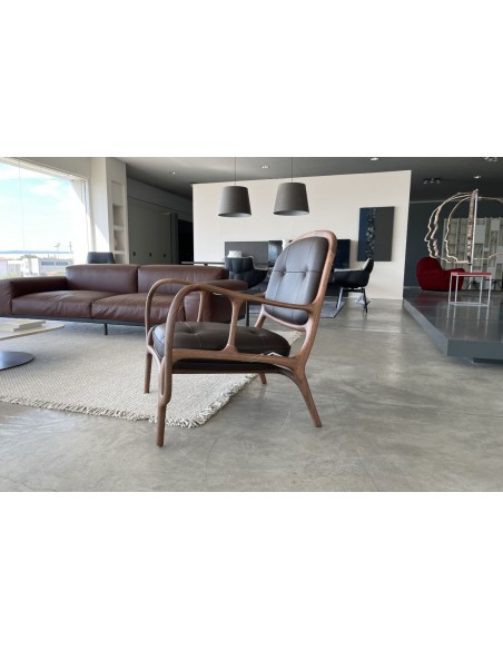 Fauteuil Twenty Two en cuir (Offre Expo)