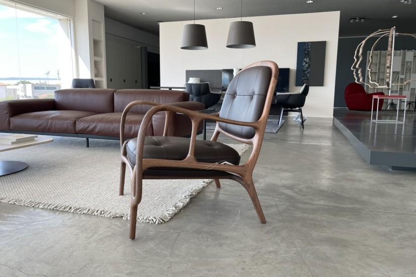 Poltrona Twenty Two in pelle (Offerta Expo)