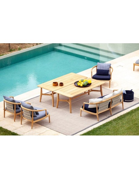 Table d'extérieur The Secret Garden 180x80 h63