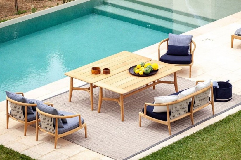 Table d'extérieur The Secret Garden 180x80 h63