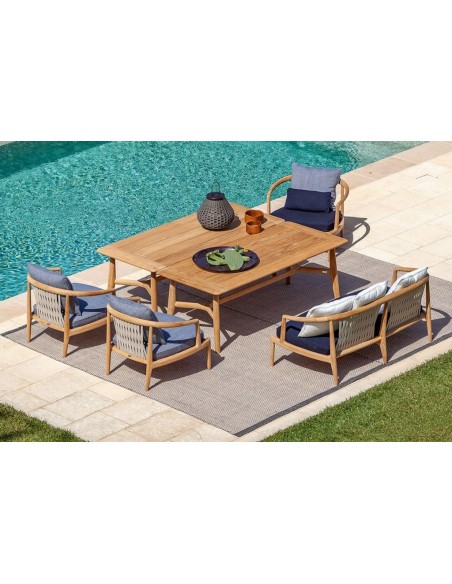 Table d'extérieur The Secret Garden 180x80 h63