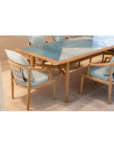 Table d'extérieur The Secret Garden 260x110 h75