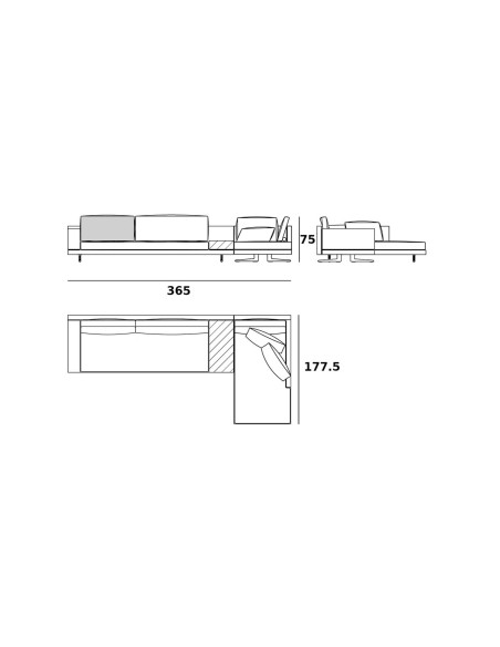Canapé Mondrian (Offre Expo) Poliform - 7