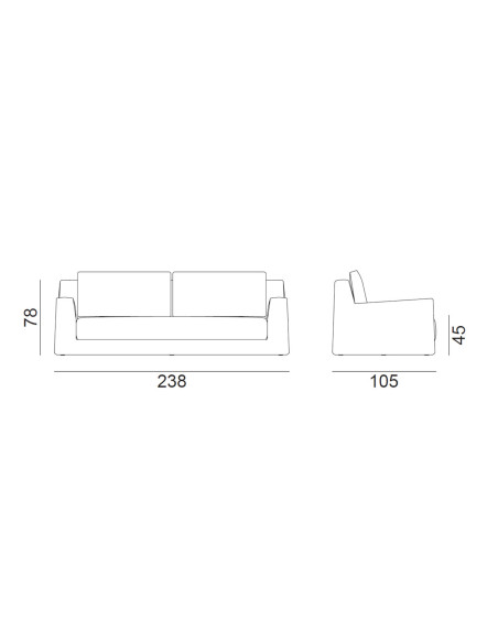 Canapé Loll (Offre Expo) Gervasoni - 4