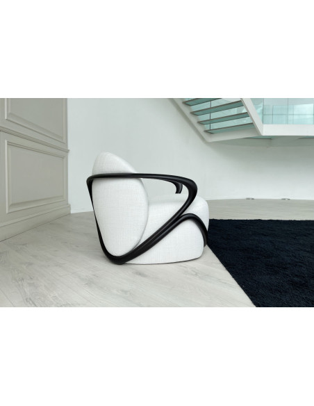 Poltrona Hug noce scuro (Offerta Expo) Giorgetti - 3