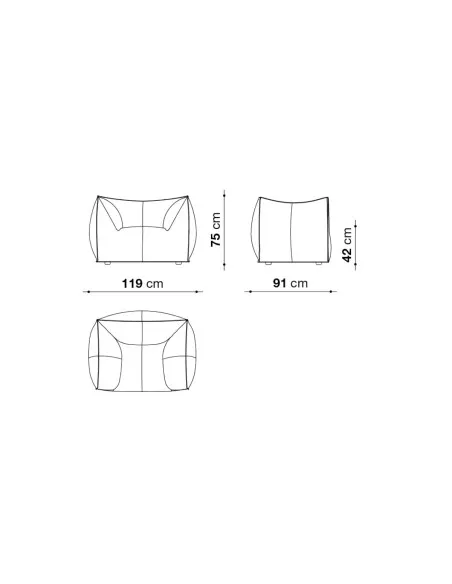 Le Bambole - Bambola Armchair (Expo Offer)