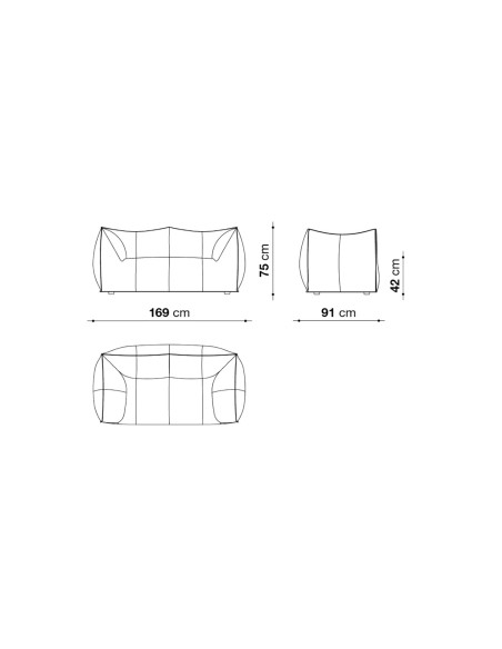 Le Bambole -  Bibambola Sofa (Expo Offer)