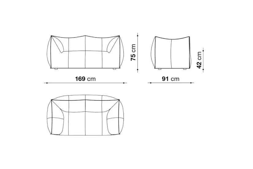 Le Bambole -  Bibambola Sofa (Expo Offer)