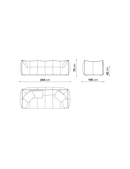 Le Bambole - Granbambola Sofa (Expo Offer)