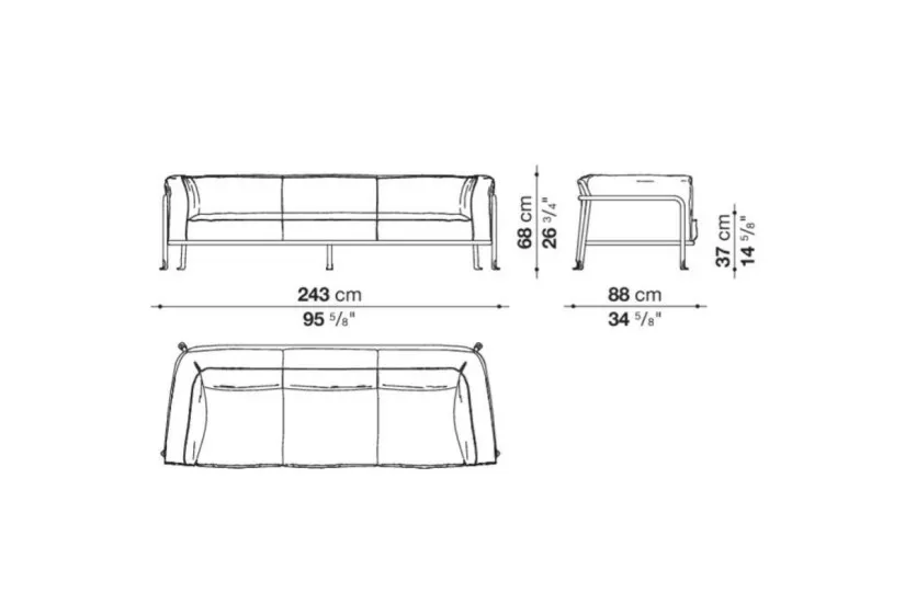 Borea Outdoor Sofa (Expo Offer)