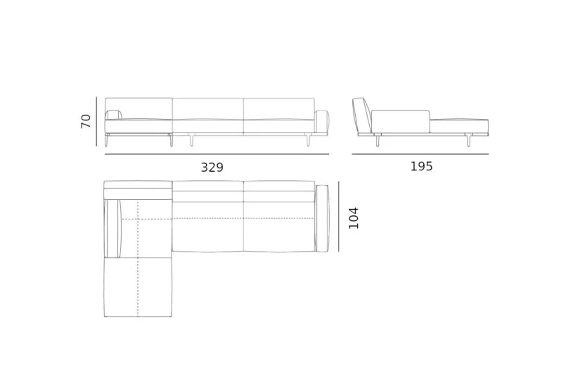 Let It Be Fabric Sofa (Expo Offer)