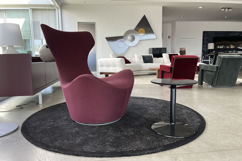 Fauteuil Grande Papilio couleur violette (Offre Expo) B&B Italia - 1