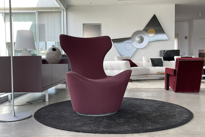 Fauteuil Grande Papilio couleur violet (Offre Expo) B&B Italia - 3