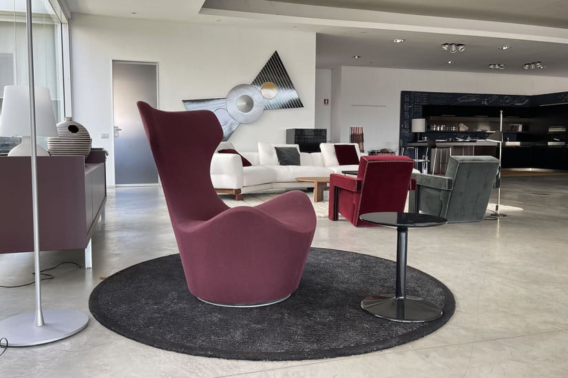 Poltrona Grande Papilio colore viola (Offerta Expo) B&B Italia - 5