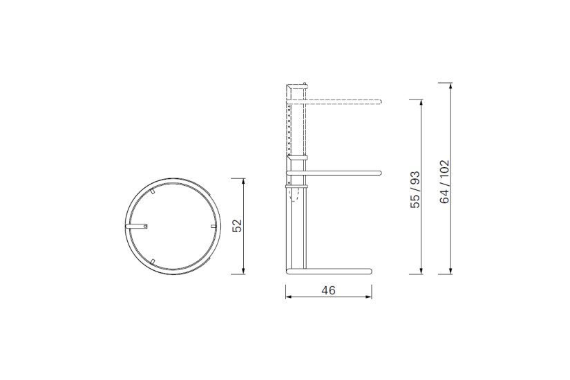 Adjustable Table E 1027 (Expo Offer)